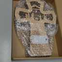 Wooden Nativity Scene Set Christmas Nativity Scene Tabletop Set Christmas Ornament Christian Religious Rustic Decorations with LED Light for Shelves Tables Decorations Indoor Decor(Blue White)