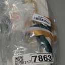 Small Woven Easter Basket with Gift Bag and Ribbon  Empty Burr Basket for Gifts, Baby Shower, & Birthdays  Decorative Rope Storage Organizer for Shelves, 12"x8"x5", White