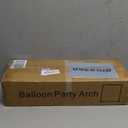 WORFEI Metal Wedding Arch Backdrop Stand 6.6x5 FT Gold Square Balloon Arch Frame for Wedding, Birthday Party, Baby Shower Ceremony Decoration : Patio, Lawn & Garden