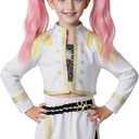 K POP Costume for Kids, Singer Costume for Girls, Halloween Stage Star Cosplay Dress Up 120