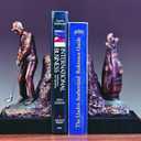 Golfer Golf Golfing Bronze Finish Bookends, 9 inches H