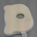 Memory Foam Baby Cushion, Soft Cozy Machine-Washable, Head and Neck Support Breathable Anti-Slip Design for Infants for Small Boys and Girls Tummy Time(Beige)