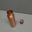 Copper Water Bottle 34oz - 100% Pure Ayurvedic Handcrafted Design - Eco-friendly Premium Quality - Bpa-free Heavy Duty Leak-proof & Lab-tested - Health Benefits for Daily Use, Sports, Travel & Gifting