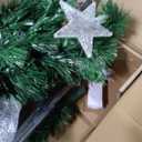 7'Pre-Lit Christmas Tree Fiber Optic Multicolor LED Lights