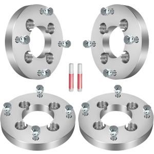 4Pcs GDSMOTU 4x110 to 4x156 Wheel Spacers for Suzuki for Eiger 400/King Quad 400/Eiger 400, for Honda Foreman Rubicon 500/Rancher 420, 1 inch Wheel Adapters & Spacers with 12x1.25 Studs 74 mm Bore