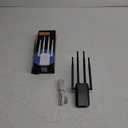 2026 WiFi Extender Signal Booster for Home, 15000sq.ft Wireless Internet Repeater, Long Range WiFi Booster and Signal Amplifier w/Ethernet Port, WiFi Router Extender Support 99% Devices, 1-Tap Setup (Black)