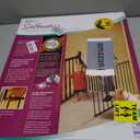KidCo G2001 Safeway Top of Stairs Gate (Black)