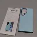Crave for Samsung Galaxy S23 Ultra Case, Shockproof Protection Dual Layer Case for Samsung Galaxy S23 Ultra (6.8 inch) - Aqua