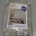 MIULEE 100% Blackout Polyester Textured Curtains for Bedroom Solid Thermal Insulated Ivory Grommet Room Darkening Curtains & Drapes Luxury Decor for Living Room Nursery 52 x 90 Inch (2 Panels)