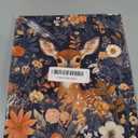 Deer Art Print Poster, William Morris Style Retro Mid Century Botanical Victorian Dark Academia Gothic Decor Gallery 10a (Deer, 8 x 10 inches, Unframed)