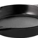 Utopia Kitchen Cast Iron Frying Pan 12 Inch, Cast Iron Chefs Pan, Pre Seasoned Skillet, Safe Grill Cookware for Indoor & Outdoor Use, Black