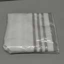 Seasonwood Grey and White Shower Curtain with Tassels Modern Farmhouse Shower Curtains for Bathroom Decor 72L”x72W” Machine Washable Fabric Bath Curtain