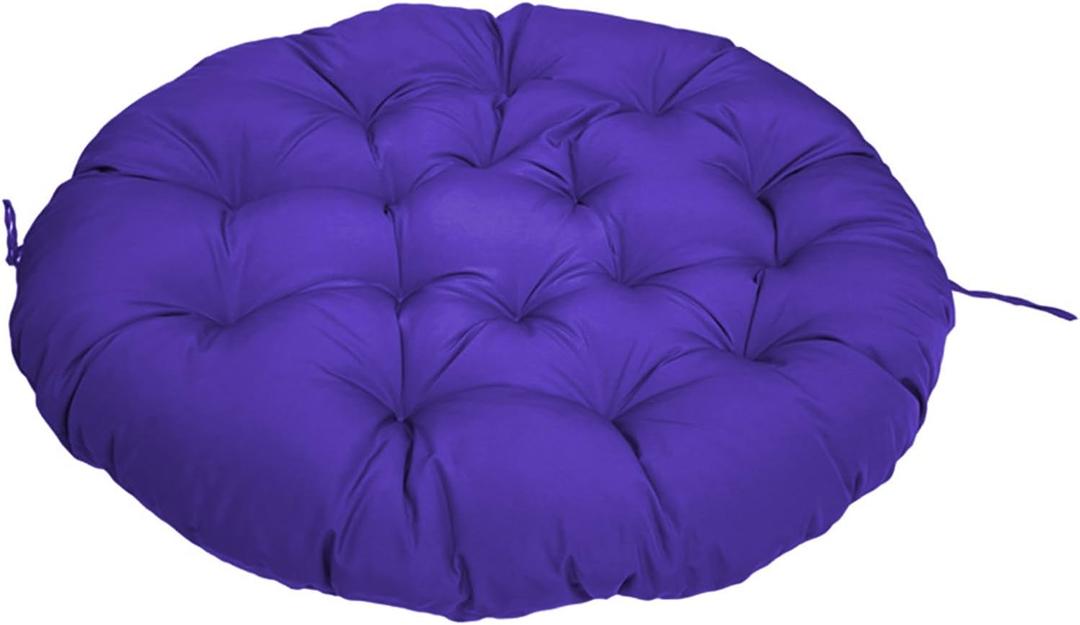Lifup Water Resistant Papasan Chair Cushion Purple Round 24"