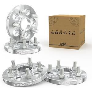 Customadeonly Forged 5x120 to 5x114.3 Hubcentric Wheel Adapters (4pcs 15mm) | 64.1mm to 60.1mm Bore | M12x1.5 Studs | Fits Honda Civic Type R, Ridgeline, Odyssey, Acura MDX, RLX, TSX