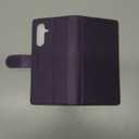 Wallet Case for Samsung Galaxy A36 5G, RFID Blocking Credit Card Holder, PU Leather Folio Flip Kickstand Protective Shockproof Cover for Galaxy A36 (Purple)