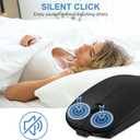 Bluetooth Wireless Mouse for MacBook Air Mac Pro iPad Laptop Computer Pad Optical Rechargeable Slim Silent Dual Mode (2.4G USB-C/USB-A&Bluetooth 5.2/3.0) Mouse Jiggler for Computer Awakening (Black)