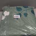 5x7 Floral Washable Area Rugs, Lagre Living Room Rug Floral Vintage Soft Ultra Thin Kids Bedroom Carpet Rug for Girls Playroom Entryway, Green (Multi 1031)