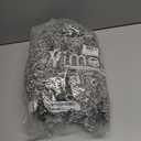 Yimobra Long Bathroom Rug 47"x 24", Super Absorbent Bath Mat, Quick Dry, Luxury Non-Slip Bath Rugs for Tub Side, Double Sink Vanity, Machine Washable, Home Decor Accessories, Light Gray and White