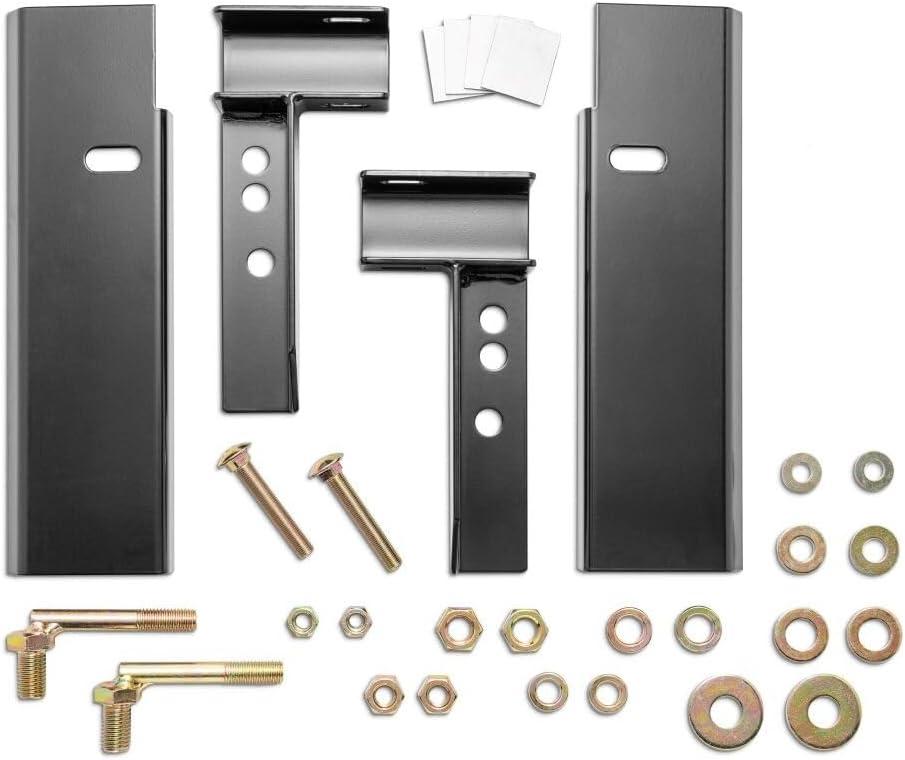 RealTruck BACKRACK Hardware Kit for use w/Standard Bed, Black, No Drill | 30117 | Fits 2002-2025 RAM 2500/3500 All Beds; 2002-2025 RAM 1500 6.5' & 8' Bed