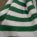 White & Green Striped Woven Blanket Throw, 120 x 180 cm – Cotton, Polyester & Viscose Blend, Soft Lightweight, Fall Decor Throw Blankets Autumn Vintage Blanket for Couch Bed Sofa Chair Dorm