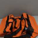 MIER Water Resistant Backpack Duffle Heavy Duty Convertible Duffle Bag with Backpack Straps for Gym, Sports, Travel (40L, Orange)