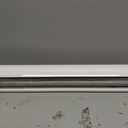 Cordless Zebra Blinds for Windows, 34" W x 72" H, White