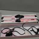 Rotating Curling Iron Set, Automatic Curling Wand for Long Hair Easy to Use Hair Curler Get Effortlessly-Chic Beach Waves 3 Sizes Ceramic Barrel 0.75" 1" 1.25" to 430F with Home Button, Dual Voltage