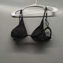 Women's Textured Cute Bathing Suit High Waisted Summer Swimsuit Bikini Set (Black) M