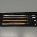 DUGATO 100% Real Squirrel Hair Watercolor Paint Brushes Set  Mop Round Fine Tip Professional Artist Brushes for Gouache, Acrylic, Oil & Wash Techniques (4 Brushes)