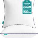 Oubonun 30 x 30 Throw Pillow Inserts Set of 2