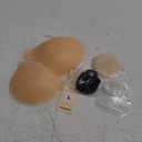 Bontierie 2025 Added Lift Seamless Nipple Covers Ultra-Thin Push up Sticky Pasties Women Adhesive Bras (Medium, Cream)