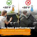 CARAMAZ Car Window Shade for Baby with Certified UV-Protection 2 Pack - 20"x12"