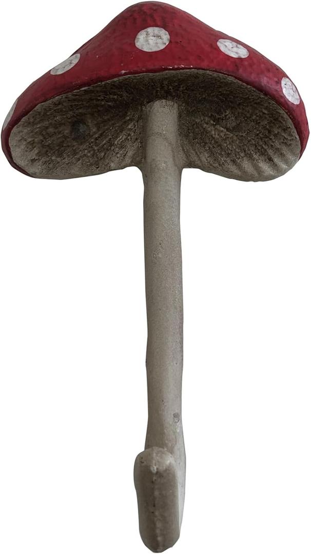 Bohemian Mushroom Wall Hook - Unique Cute Cool Fun Wall Hook Furniture Room Decor for Coat and Towel - Nursery, Kitchen, Bedroom, BathroomCoat Hooks (Special-Shaped)