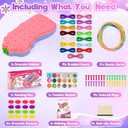 2 x Bracelet Making Kit for Girls, Arts and Crafts for Kids Ages 8-12, Friendship Bracelet Kit, Bracelets String Maker Toys Set Gifts for Kids 6 7 8 9 10 11 12+ Years Old, Chirsmas Birthday