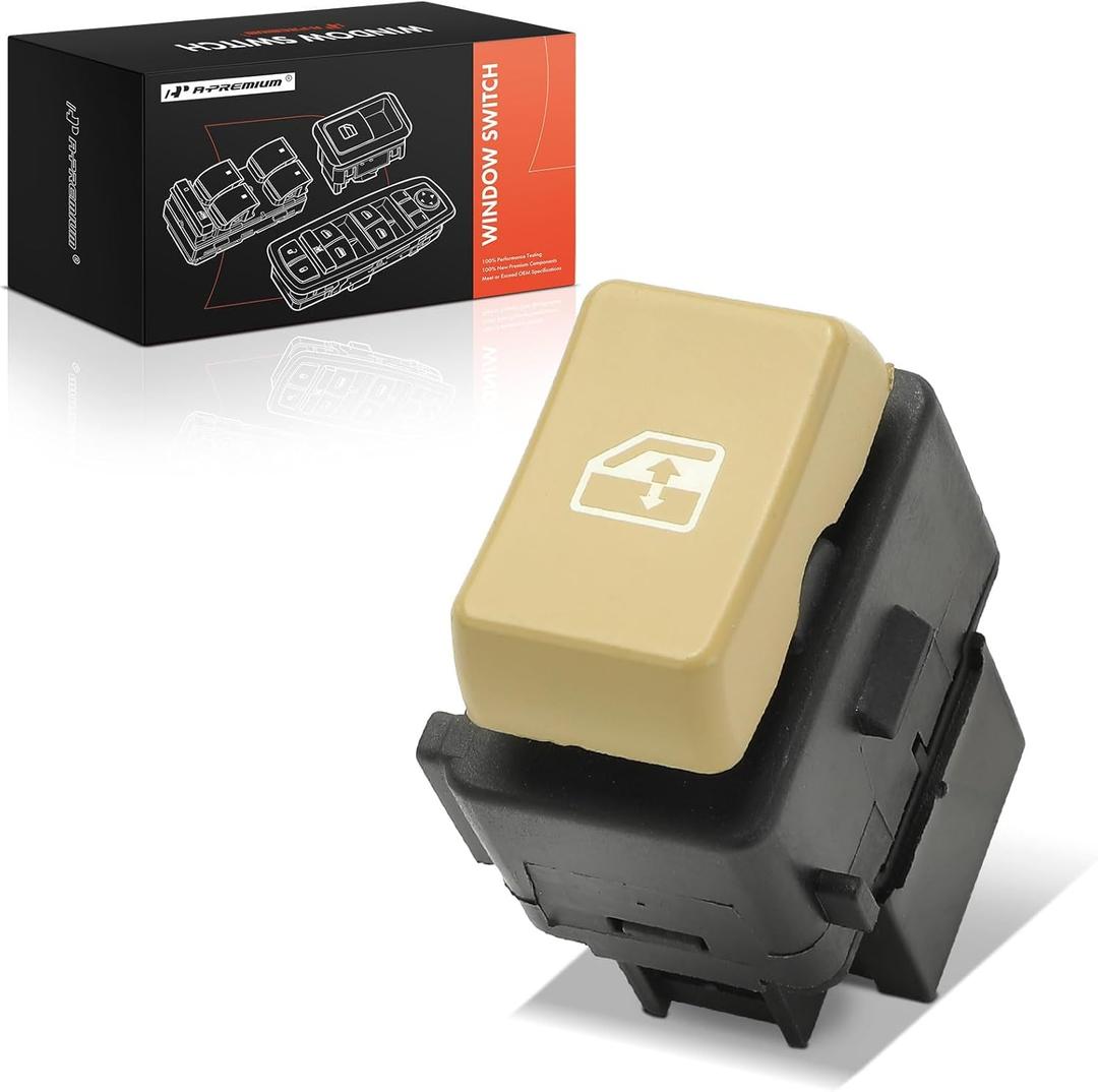 A-Premium Power Window Switch Compatible with Buick Rendezvous 2002-2007, Front Right Passenger Side