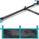 Cargo Bar for Pickup Truck Bed Expands from 40 to 70 in with 200 LB Bearing Capacity, Comes with 1 Cargo Net Organizer, 1 Divider Bar
