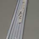 2 Complete Spring Tension Curtain Rods (6 Sections Total) - 33 to 59 Inches, Adjustable Curtain Rods No Drilling Spring Loaded Curtain Rods for Windows Doors, White