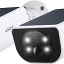 Security Cameras Wireless Outdoor-2.4Ghz WiFi Home Security Cameras with built-in Solar Panel, 2K Color Night Vision, Cloud Storage (optional), PIR Detection, Waterproof, Works with Alexa, S1 2P