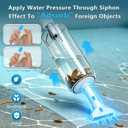 Manual Spa Vacuum for Hot Tub, No Pumping, No Batteries or Electricity