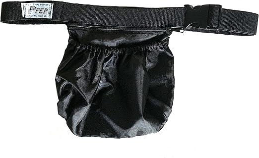 Tennis Ball Carrier | Sports & Travel - Black | Pickleball Holder | Perfect for Travel Airports (Tennis Balls, Pickle Balls, iPhone, Keys, Passport) Pocket for All Purpose (PFEP)