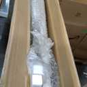 55.1 inch Extra Tall Pet Gate Baby Gate, Extra Wide Adjustable 29.92"-43", Pressure Mounted Walk Through Swing Safety Dog Gate for Stairs, Doorways, Kitchen, 1.37" Narrow Bar Spacing,White