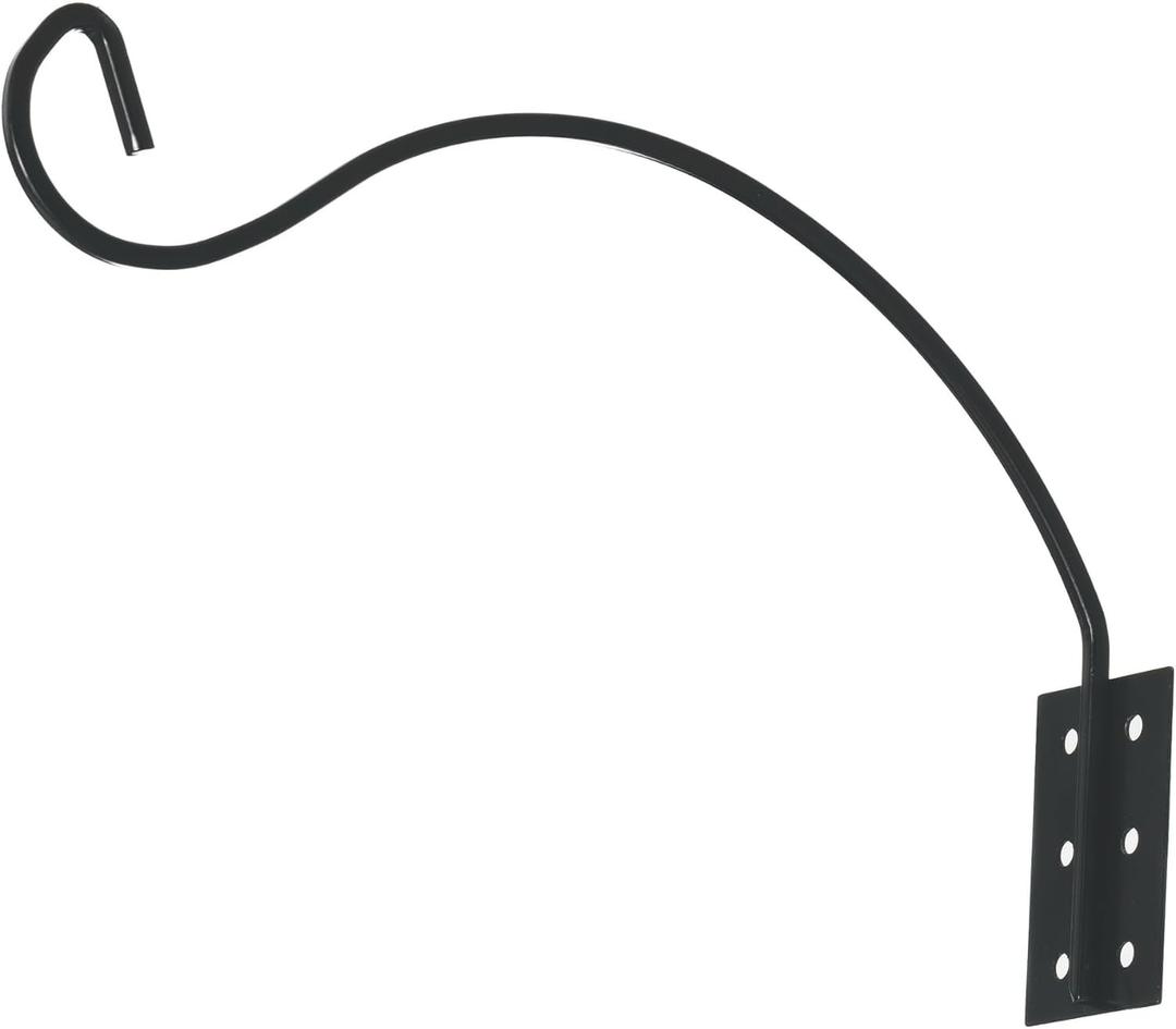 Woodstock Wind Chimes Outdoor Hanging Bracket,Windchime Hanger Black Iron Metal Hanger for Outside, Patio Garden Yard Lawn Porch Dcor