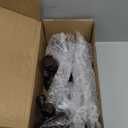 NearMoon 4 Pieces Industrial Pipe Bathroom Hardware Set, Include 18 Inch Towel Bar, Towel Ring, Toilet Paper Holder and Robe Hook, Heavy Duty Rustic Iron Decor Wall Mounted Accessories Kit (Bronze)