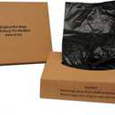 Originalpetbags Easy Open & Easy tie-Handle 15" Long, Strong Leak-Proof Poop Bags, Dog Waste Bags, Made in USA (not on Rolls) (1 Count (Pack of 400), Black)