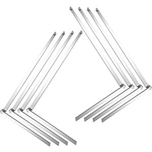 MorningRo 8 Pcs 25" Hangrails File Cabinet Rails Contains 4 Lefts 4 Rights Completes 4 Drawers Compatible with Hon July 1, 1996 and Current 530 Series and 500 Series Files Metal Vertical File Drawers