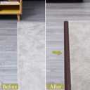 16.4ft Peel and Stick Floor Transition Strip, Carpet to Tile Transition Edging Trim Suitable for Doorways Threshold (Cover Height Within 5mm) (Coffee)