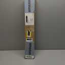 DEZ FURNISHINGS Cordless No Tools 1" Magnet Mini Blinds for Metal Doors, Room Darkening, 25" W x 42" H, White