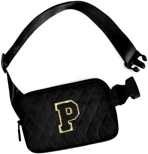 Uygafly Party Favors Bags for Kids 4-8 8-12, Party Gift Bags for Girls Teens,Party Accessories,Prize for Girls Kids,Cute Teen Trendy Stuff Belt Bag for Women Girls Kids - Black Bag, Black P