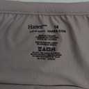 Hanes Women's Just My Size Briefs, Breathable Mesh Plus Size Brief Underwear, No-Show Panties, 5-Pack (14, Tan/Purple/Pink/Coral/Black)