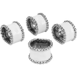 Pampa Bay Porcelain Salerno Napkin Ring - Set of 4
